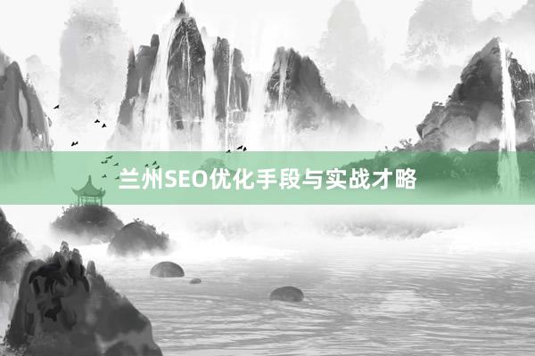 兰州SEO优化手段与实战才略